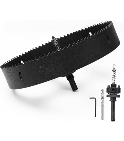 GOTOTOP Scie Cloche Avec Mandrin Scie Cloche Bimétallique Coupe-trou En Acier à Grande Vitesse