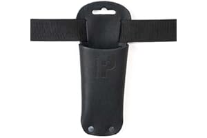 FERRARI PELLE Multiuso/3 Nero - Fondina Porta Forbici da Potatura in Vero Cuoio, Rivetti Bruniti, Fatto a mano in Italia, Cintura non Inclusa