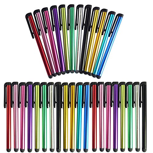 Hrph 100 Stück Universal Stylus Stift für Touch Screen für Samsung Tablet PC Tab iPad iPhone