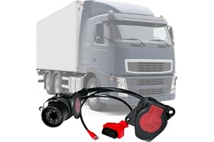 AMHTDOL ISO 7638 7-stifts (EBS/ABS) diagnostisk kabel – adapter för släpvagnar och lastbilsanslutningar, för diagnostik av sl
