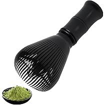 Frusta Per Tè Matcha In Resina Gialla - Per Cerimonia E Uso Quotidiano - Foto 6