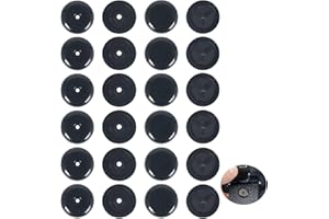 FRYPAY Knopf Sicherheitsgurt Stopper,12 Paar Universal Gurtstopper Sicherheitsgurt Auto,Schwarz Gurtstopper Knopf Geeignet für die meisten Sicherheitsgurte im Auto