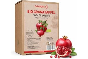 5 liter ekologisk granatäpple direktjuice bröstjuice granatäpplejuice från Granar Bio