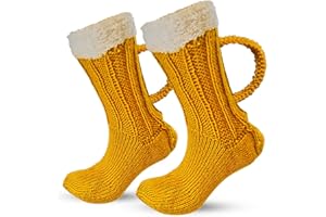 FGFD&OU Lustige Socken Herren Damen Bunte Stricksocken Winter Dicke Warme Socken Unisex Kuschel Thermosocken Grobstrick Weihnachtssocken Weihnachtsgeschenke für Männer und Frauen