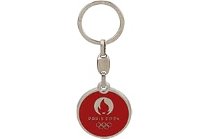 PARIS 2024 Brelok JO Oficjalna kolekcja Igrzysk Olimpijskich i Paraolimpijskich, Czerwona, rozmiar uniwersalny