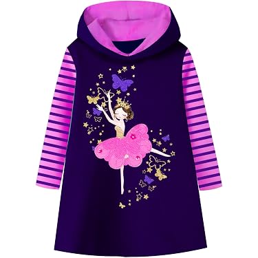 Kids Hoodie - Felpa Con Cappuccio Per Bambine E Ragazze, Morbida In Cotone, Maxi Tasca