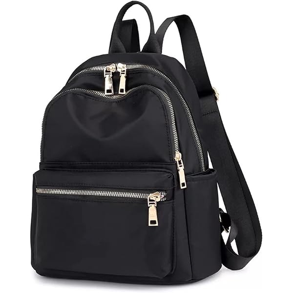 Zaino Donna In Nylon Robusto E Impermeabile – 3 Manici, Tasca Antifurto, Per Laptop Fino A 14"
