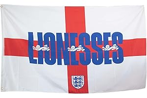 Hy-Pro Officially Licensed England FA Lionesses Flag 5' x 3' Womens Euro 2025