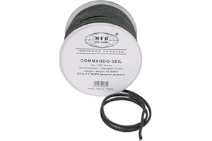 MFH Rope, olive green, 0.2 inches, 65.62 yards.