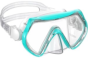 JWINTEE Maschera da snorkeling per bambini 4-14 anni, occhialini da nuoto per ragazzi e ragazze con copertura nasale, anti-appannamento a 180°, occhiali da immersione, leggeri e impermeabili per nuoto e