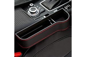 MEISISLEY Car Seat Organiser Car Organisers Multifunctional Car Seat Organiser Car Tidy For Front Of Car Car Seat Organiser Front Car Seat Gap Organiser black,right