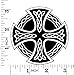 Produktbild Beautiful Celtic Knot Cross Rider Biker Motorcycle Patch Hand Embroidered Iron-on And Sew-on Symbol Jacket T-shirt Patches Applique Accessories