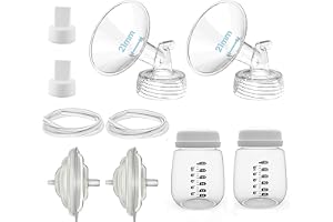 Spectra Pump Parts Compatible with Spectra S1/S2/9 Plus, 21mm Flanges Valves Tubing Backflow Protectors & Bottles
