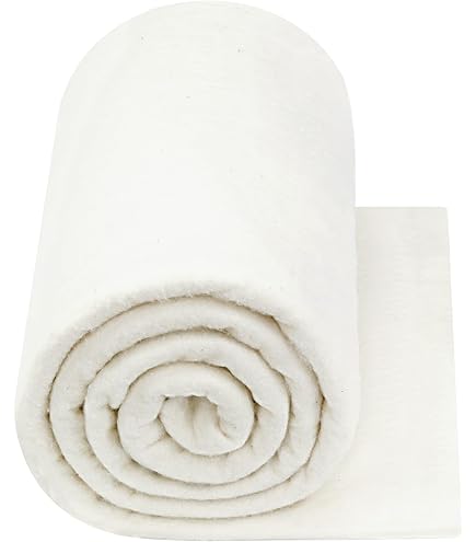Imbottitura Cotone Per Trapunte Bosal Katahdin Batting On-A-Roll - Cotone Biologico 100%, 2.5x25m, Per Trapunte E Lavori Cucito Imbottitura Trapunte Bosal - 3