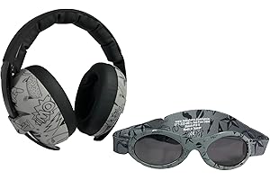 Banz Baby Earmuffs & Sunglasses 0-36 Months - Noise Cancelling & UV Protection