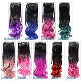 Neitsi 22" 85g Body Wave Two Tone Ponytail Synthetic Hair Clip In Ponytail Highlight
