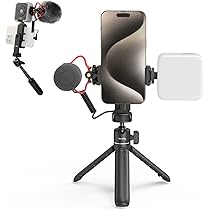 Kit Podcast E Vlogging Canal Toys - Microfono, Luce LED, Supporto Telefono E Treppiede, Per Bambini 6+ - Foto 10