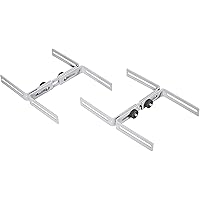 Emsa Blumenkastenhalter für Mauern, Universell passend, Tragkraft 50 kg, Weiß, Special, 508702