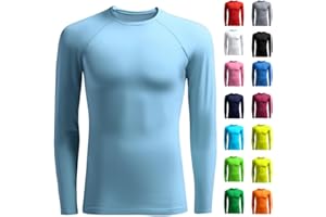 OXUM Camiseta Térmica Deportiva de Manga Larga Unisex – Niños y Adultos | Ropa Interior Técnica para Fútbol, Running, Crossfit, Entrenamiento, Invierno y Transpirable