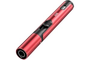 VVAY - Accendino a gas butano, con fiamma a jet, cannello da cucina, ricaricabile, a lunga portata, per candele, barbecue, stufe, fornelli, piani cottura (venduto senza gas)