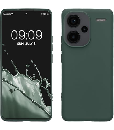 Kwmobile Case Compatible With Xiaomi Redmi Note 13 Pro 5G / Redmi Note 13 Pro Plus 5G Case - Soft Slim Protective TPU Silicone Cover - Blueberry - View #12