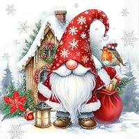 20 Winter-Servietten Mit Schneemann & Tieren – Festliches Design Für Weihnachtstisch & Basteln
