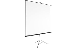TecTake Heimkino Beamer Leinwand | HDTV tauglich - diverse Größen - (178x178cm | Nr. 402514)