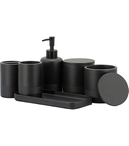 Set de salle de bains Turquoise I Distributeur + Gobelet + Porte savon – Luisa Paixao