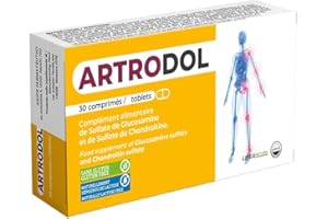 AGIPS FARMACEUTICI Complement alimentaire articulation les os Flexibilité et le cartilage avec une dose élevée de chondroïtine et de glucosamine Agips Artrodol 30 comprimés