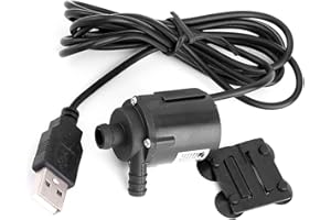 YOSOO DC 4V-6V 150L/H Mini Micro Brushless Submersible Water Pumps Motor Water Cooling Pump with USB Connector