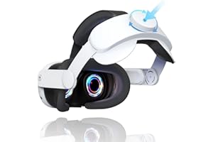 SPEEDY BEE Correa de Cabeza para Oculus/Meta Quest 3 Accesorios, Actualizado VR Auricular Elite Correa para Oculus Quest 3, Ajustable, cómodo, Ligero Elite Correa como reemplazo