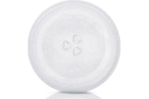 BALLSHOP Mikrowellenteller 27cm Drehteller Mikrowelle Teller Universalteller Glasdrehteller für Mikrowelle