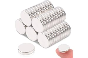 Aenienoe 52 Pièces Aimant Puissant 10x2mm Aimant Neodyme Mini Magnet Frigo Petit Rond Tableau Blanc Magnétique