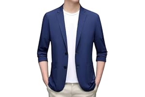 ZYPAINIY Blazer Casual para Hombre, Ligero, Elegante, Casual, de manga larga, para verano, Chaqueta Deportiva de Verano, Chaquetas para Hombre, Chaqueta Impermeable