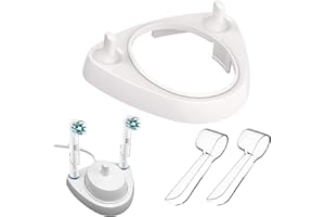 AOIBEELY Porta Spazzolino Elettrico Porta testine: 1 Pezzi Supporto Testine Spazzolino Elettrico, Porta Testine Spazzolino Elettrico, Base Supporto Porta Testine Supporto per Spazzolino Elettrico per Orale B