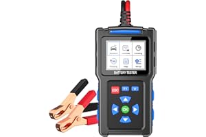 TKSE BT300 Tester akumulatora samochodowego 12 V/24 V 20-2000 CCA kolorowy wyświetlacz TFT 2,4 cala, cyfrowy tester alternatora do samochodu, ciężarówki, motocykla, SUV-a