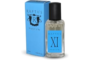 RAPTUS XI Parfum 20 ml – Profumo Uomo Fresco Agrumato e Marino | Fragranza Mediterranea Intensa e Versatile | Packaging Azzurro Acceso – Formato Pocket da Viaggio 20 ml