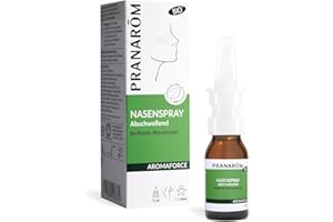 PRANAROM Pranarôm - Aromaforce - Nasenspray Abschwellend - Bei Rhinitis und Rhinosinusitis - Mit ätherischen Ölen - Bio - 15ml