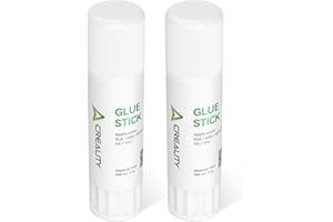 Creality Official 3D Printer Adhesive Stick Warping Reducing 3D Printer Glue Stick for Hot Bed 3D Printer Bed Adhesive PVP Solid 3D Print Glue Stick for PLA/ABS/PETG/PC/PA/TPU (Pack of 2)