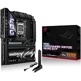 ASUS ROG CROSSHAIR X870E HERO BTF WiFi7 AMD AM5 ATX Anakart | AMD AM5 DDR5 8666 HDMI 2xUSB4 5x M.2 USB3.2 WiFi 7 + BT AURA RG