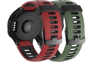 ANBEST Cinturino in Silicone per Garmin Forerunner 735XT/235/220/230/620/630 Cinturino Sportivo di Ricambio per Approach S20/S5/S6 Braccialetto Sostitutivo,