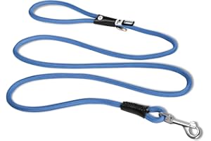 CURLI Stretch Comfort Leash Blue M