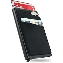 Tarjetero Automatico Billetera Porta Tarjetas Hombre Tarjeteros