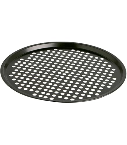 Plaque à Pizza En Silicone 13 Pouces (34.5 Cm) - Perforée, Résistante à Haute Température, Va Au Four Et Lave-vaisselle
