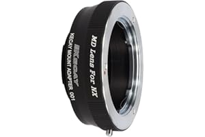 KECAY Adattatore di Montaggio Lente: Anello Adattatore per Obiettivo di Minolta MD MC a Fotocamera Samsung NX-Mount NX1 NX3000 NX2000 NX300M NX300 NX1000 NX210 NX200 NX30 NX20 NX5 MD-NX
