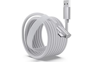 6m Link Kabel,Kompatibel mit Meta/Oculus Quest2/Quest3/Pro PICO 4 PC Steam VR,Stouchi Virtual Reality Headset Kabel,Hochgeschwindigkeits PC Datenübertragungs,USB 3.0 auf USB C Kabel für Gaming PC