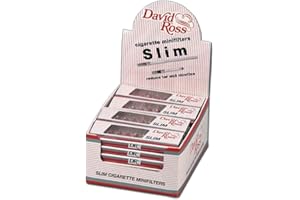 David Ross Mini Filters Slims FULL BOX 24 PACKS of 10 mini filters