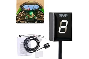 MOQIAOSEIKO Indicatore di marcia per motocicletta Indicatore di marcia compatibile con Kawasaki ZX6R ZX-6R ZX6RR ZX-6RR Z750 Z1000 Z 750 1000 ER-6N ER6N