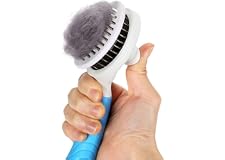 itPlus Cat Grooming Brush, Self Cleaning Slicker Brushes for Dogs and Cats Pet Grooming Brush for Pet Massage-Self Cleaning, 