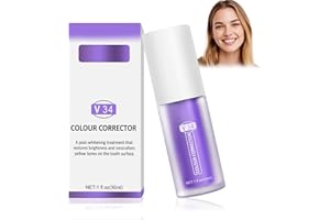 EAASOK Zahnpasta Weisse Zähne,Purple Teeth Whitening Toothpaste,Lila Zahnpasta Whitening,Lila Zahnpasta zur Zahnaufhellung,Zahnfleisch Reparatur,Sorgt für Eine Effektive Zahnfleckenentfernung